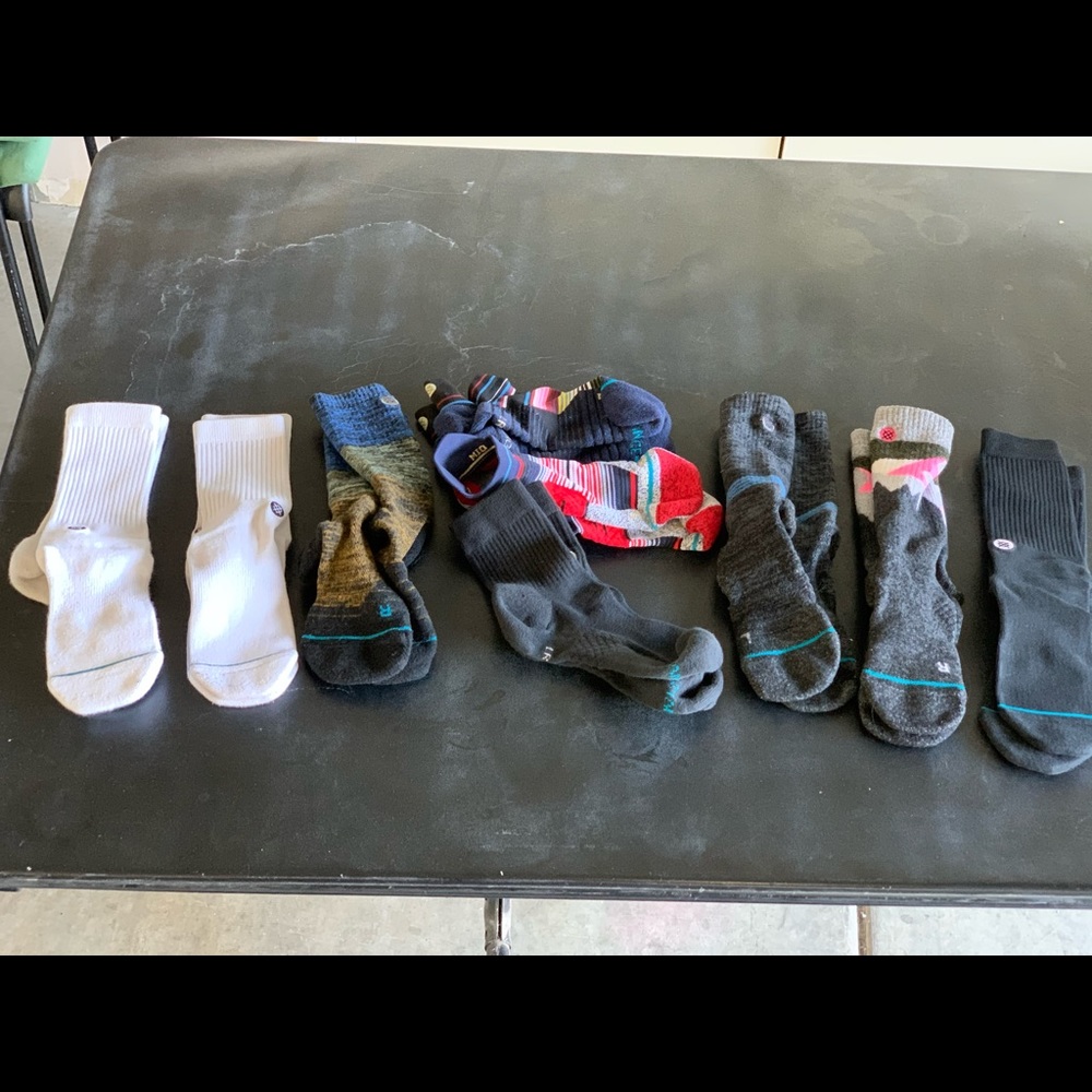 Men’s stance socks lot Large